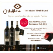 Medallas Catadór Wine Awards Chile 2016